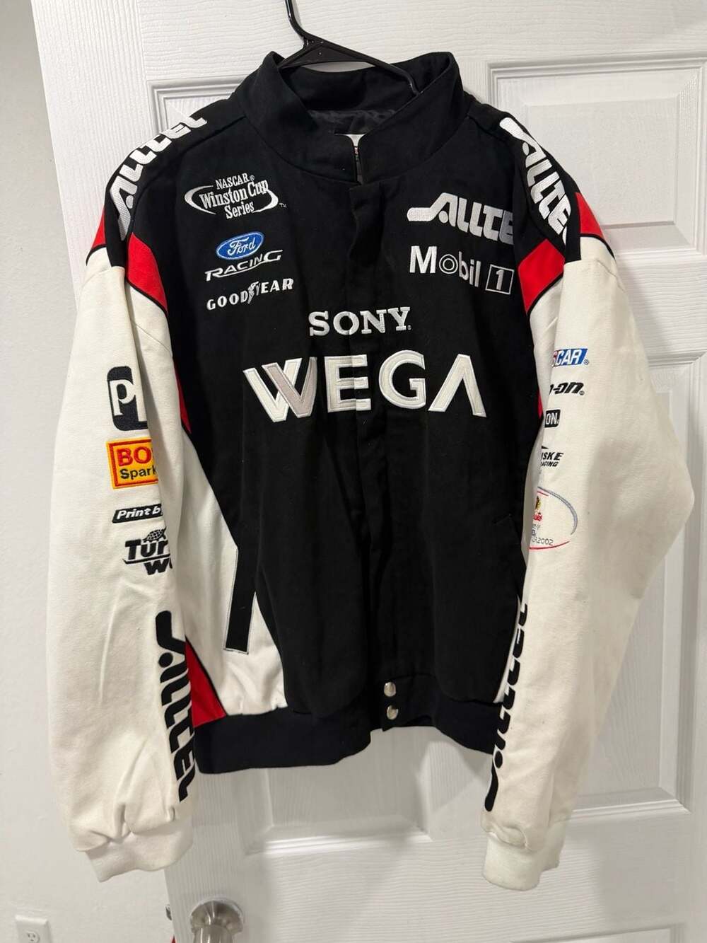 Vintage NASCAR Winston Cup Sony WEGA Alltel Racing Jacket XL